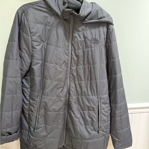 The North Face Gray Hooded Jacket